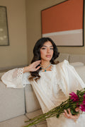 Zellbury | Unstitched 3 Piece Chikankari | Embroidered Shirt Shalwar Dupatta - 0704