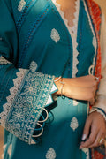 Zellbury | Unstitched 3 Piece Chikankari | Embroidered Shirt Shalwar Dupatta - 0705
