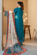 Zellbury | Unstitched 3 Piece Chikankari | Embroidered Shirt Shalwar Dupatta - 0705