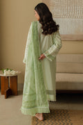 Zellbury | Unstitched 3 Piece Chikankari | Embroidered Shirt Shalwar Dupatta - 0706