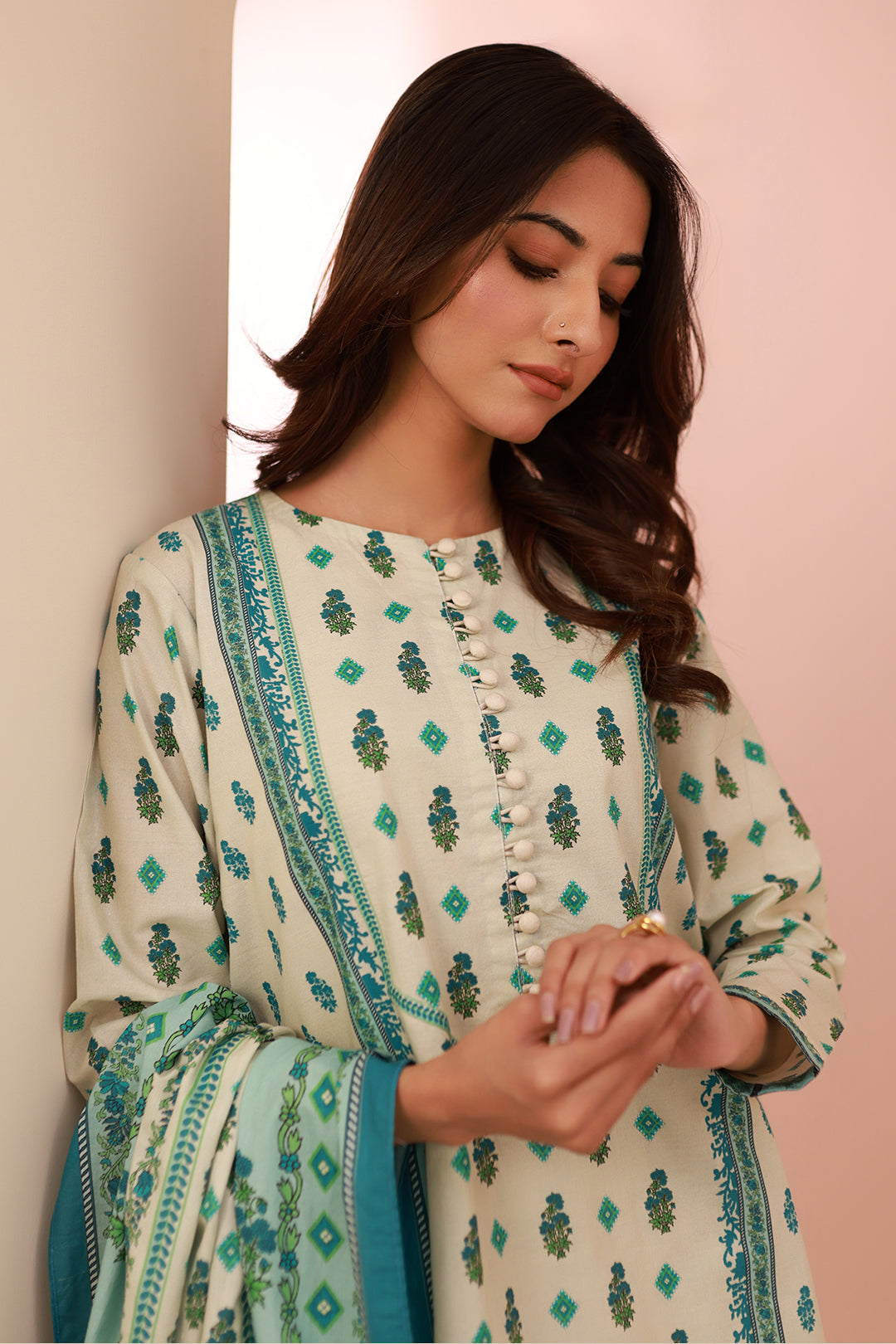 Zellbury | Unstitched 2 Piece Cambric | Shirt Dupatta - 0606 Default Title