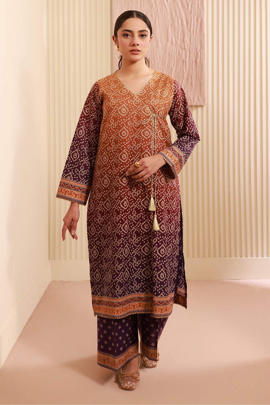 Zellbury | Unstitched 2 Piece Cambric | Shirt Shalwar - 0607