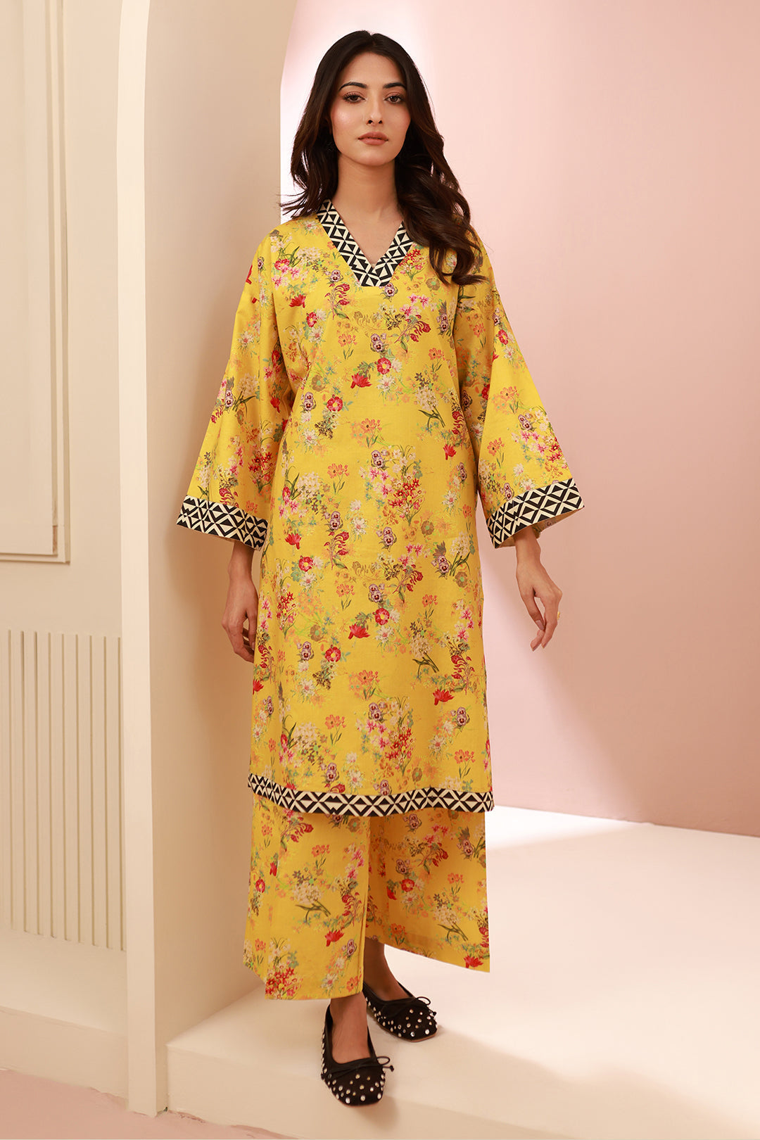 Zellbury | Unstitched 2 Piece Cambric | Shirt Shalwar - 0609