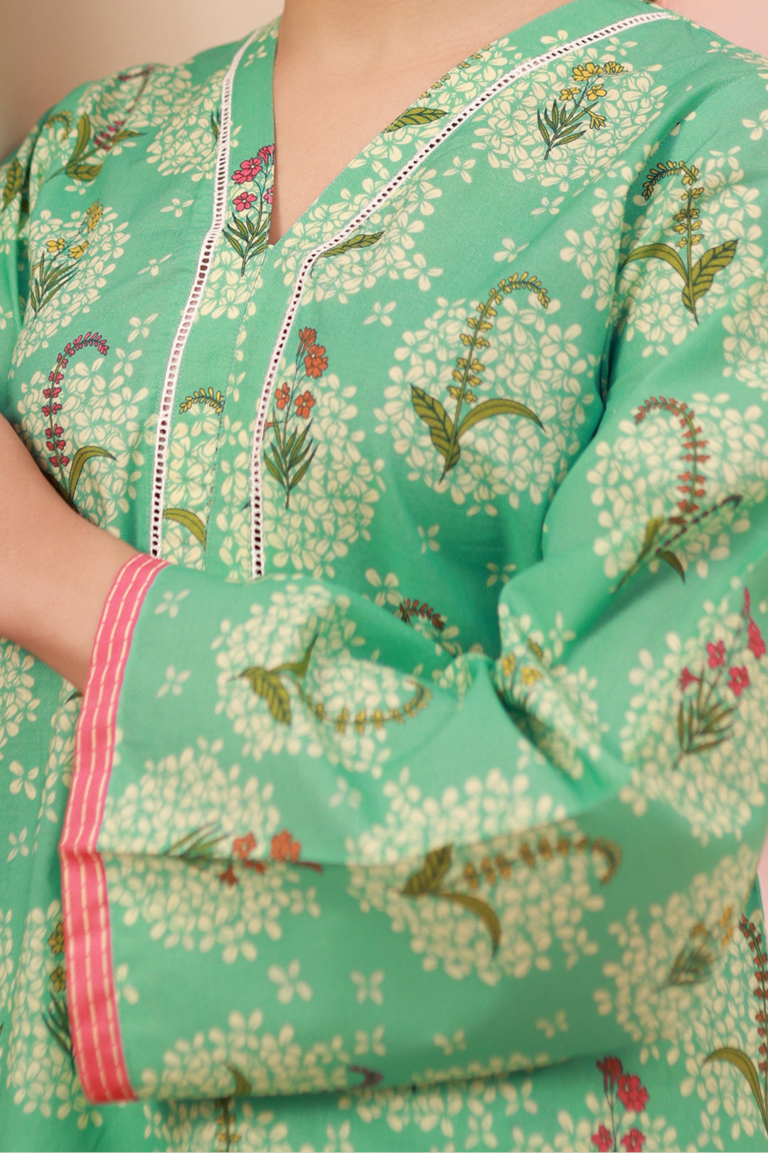 Zellbury | Unstitched 2 Piece Cambric | Shirt Shalwar - 0612