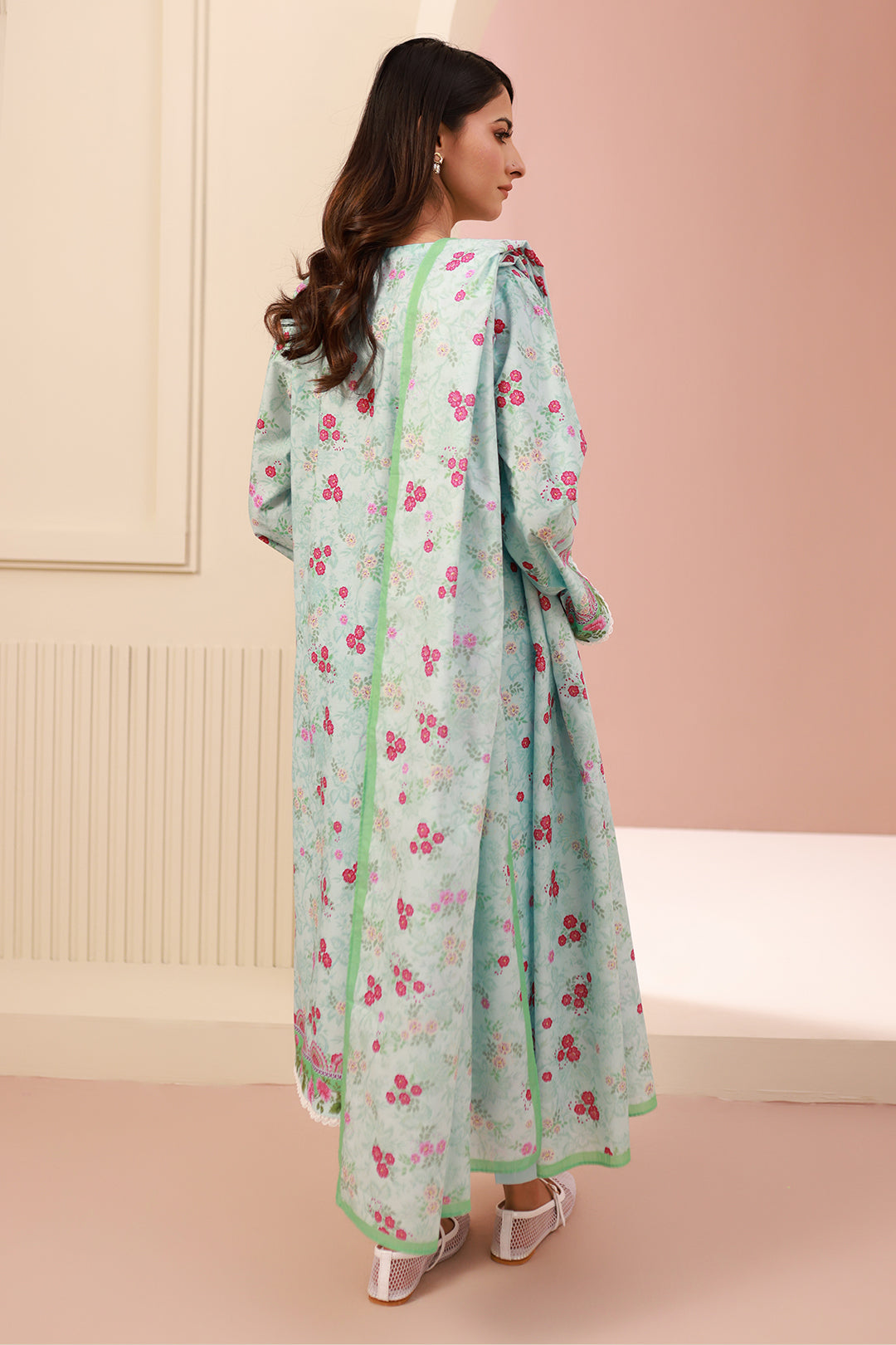 Zellbury | Unstitched 3 Piece Cambric | Shirt Shalwar Dupatta - 0629