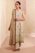 Zellbury | Unstitched 3 Piece Cambric | Shirt Shalwar Dupatta - 0633