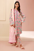 Zellbury | Unstitched 3 Piece Cambric | Shirt Shalwar Dupatta - 0640