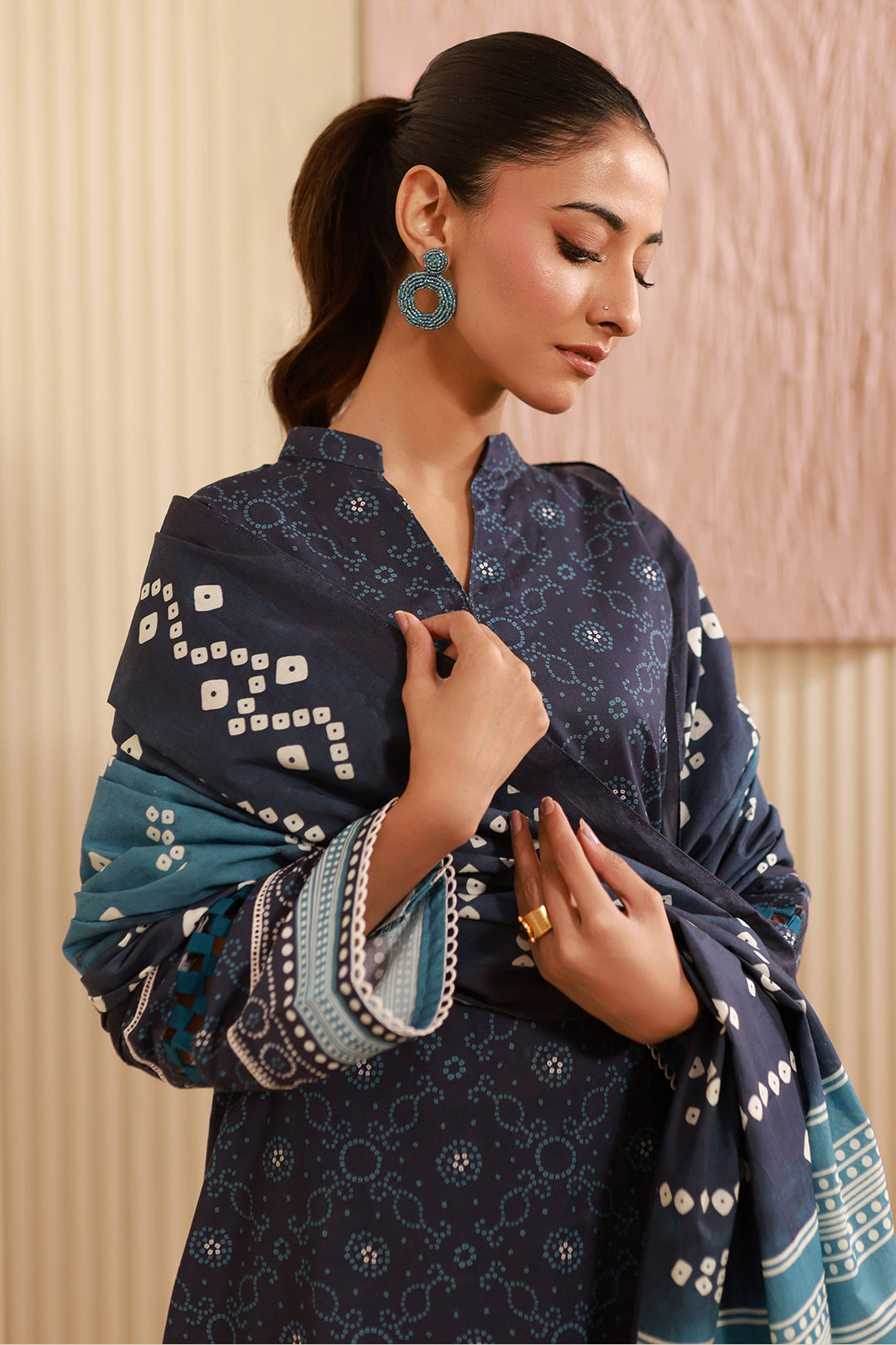 Zellbury | Unstitched 3 Piece Cambric | Shirt Shalwar Dupatta - 0642 Default Title