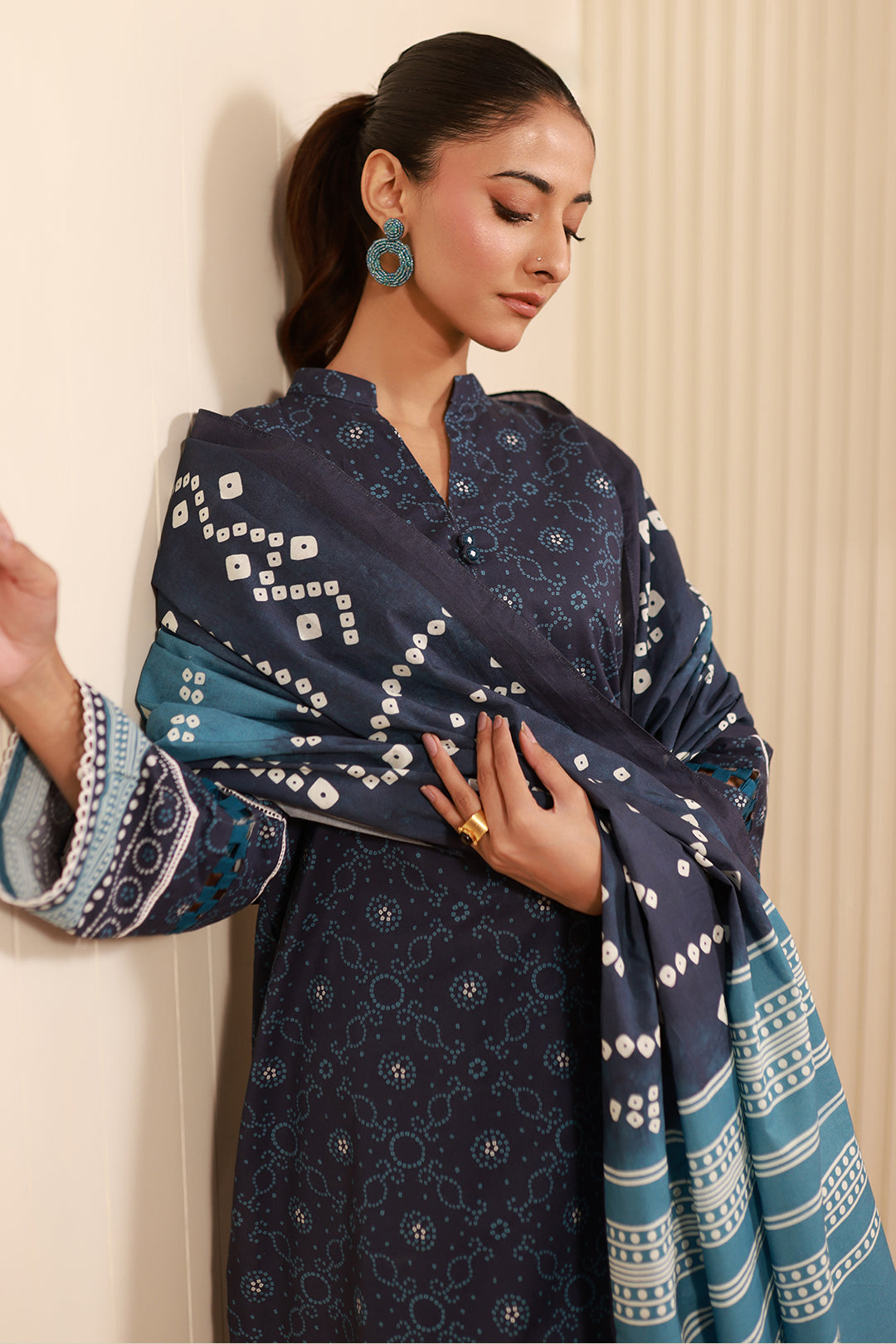 Zellbury | Unstitched 3 Piece Cambric | Shirt Shalwar Dupatta - 0642
