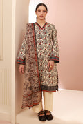 Zellbury | Unstitched 3 Piece Cambric | Shirt Shalwar Dupatta - 0658