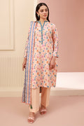 Zellbury | Unstitched 3 Piece Cambric | Shirt Shalwar Dupatta - 0664
