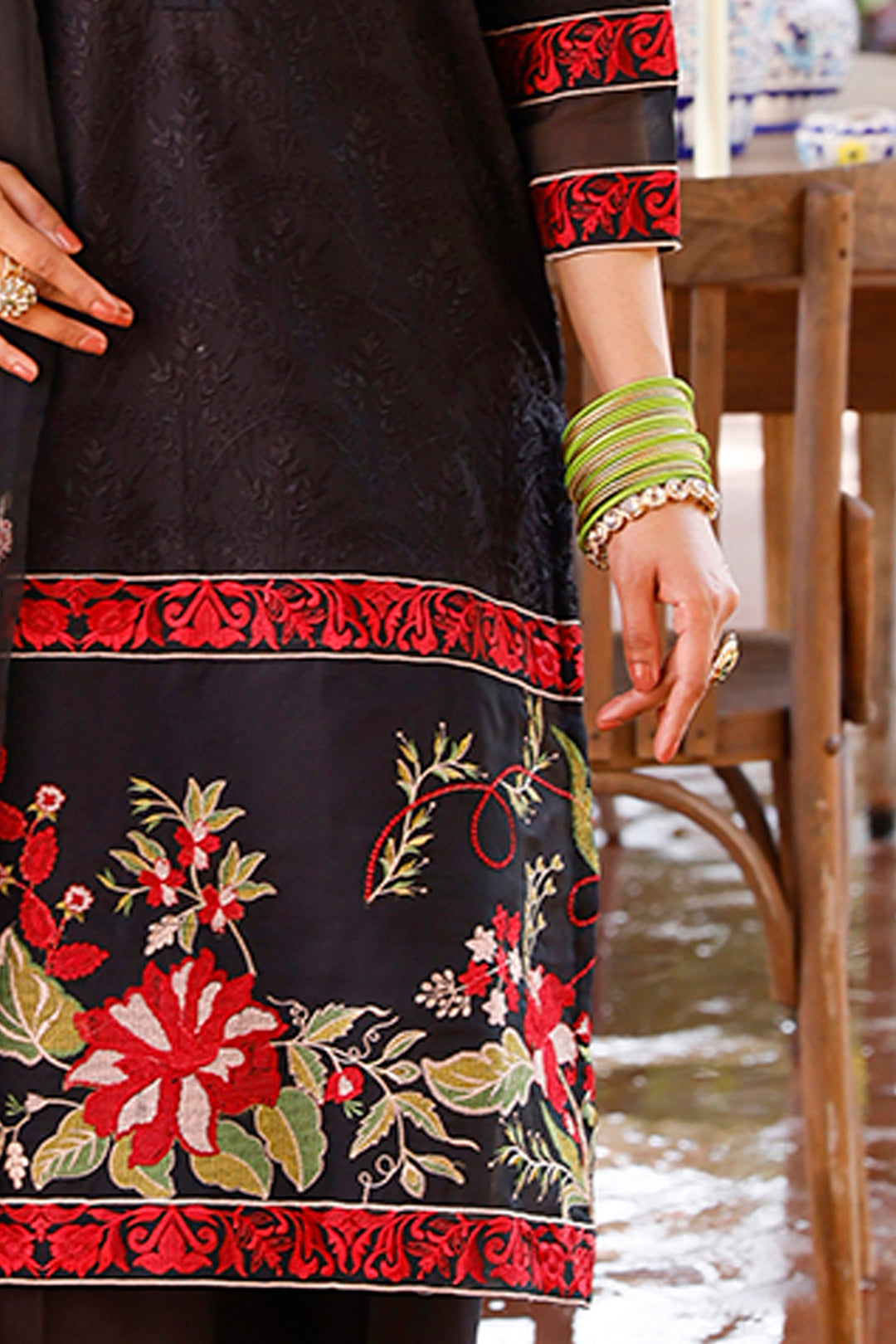 Zellbury | Unstitched 3 Piece Cambric | Embroidered Shirt Shalwar Dupatta - 0283