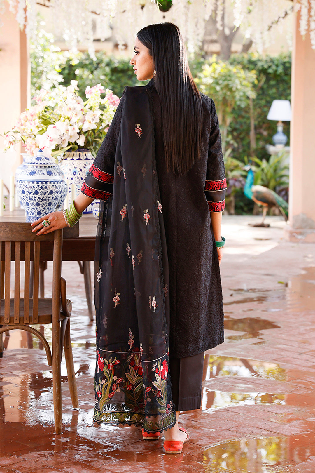 Zellbury | Unstitched 3 Piece Cambric | Embroidered Shirt Shalwar Dupatta - 0283