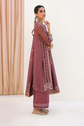Zellbury | Unstitched 3 Piece Khaddi | Embroidered Shirt Shalwar Dupatta - 0356