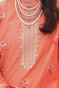 Zellbury | Unstitched 3 Piece Lawn | Embroidered Shirt Shalwar Dupatta - 0365