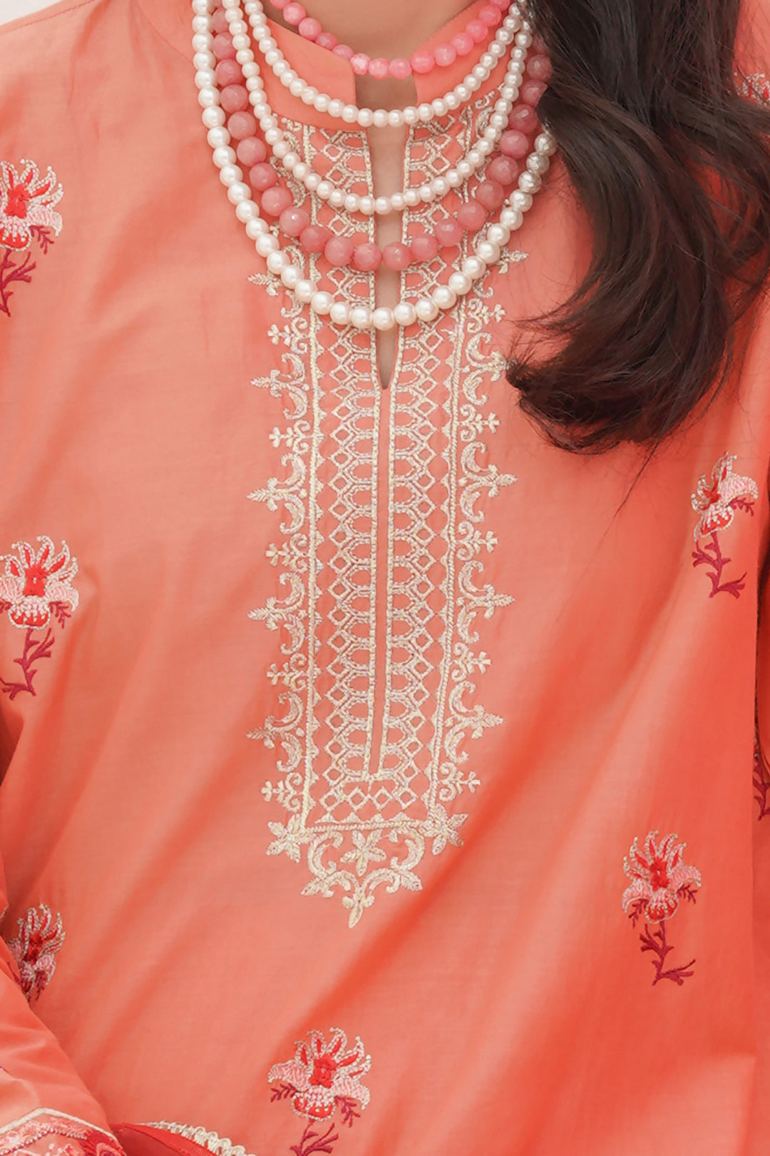 Zellbury | Unstitched 3 Piece Lawn | Embroidered Shirt Shalwar Dupatta - 0365