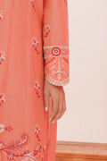 Zellbury | Unstitched 3 Piece Lawn | Embroidered Shirt Shalwar Dupatta - 0365