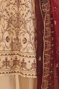 Zellbury | Unstitched 3 Piece Dobby | Embroidered Shirt Shalwar Dupatta - 0301