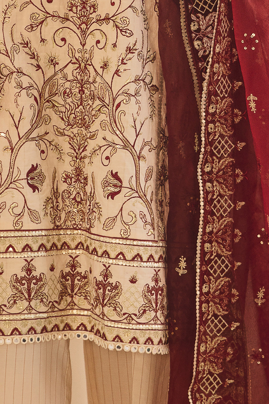 Zellbury | Unstitched 3 Piece Dobby | Embroidered Shirt Shalwar Dupatta - 0301