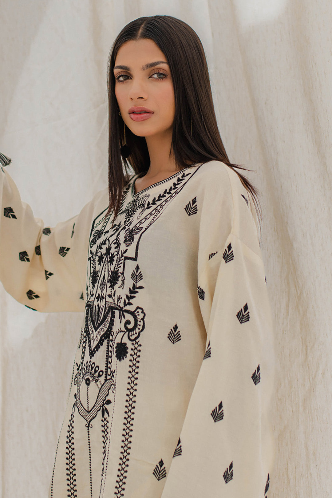 Zellbury | Unstitched 2 Piece Jacquard | Embroidered Shirt Shalwar - 0657 Default Title