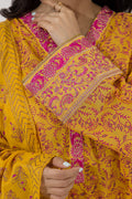Zellbury | Unstitched 3 Piece Lawn | Embroidered Shirt Shalwar Dupatta - 0199