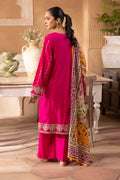 Zellbury | Unstitched 3 Piece Magenta | Embroidered Shirt Shalwar Dupatta - 1145