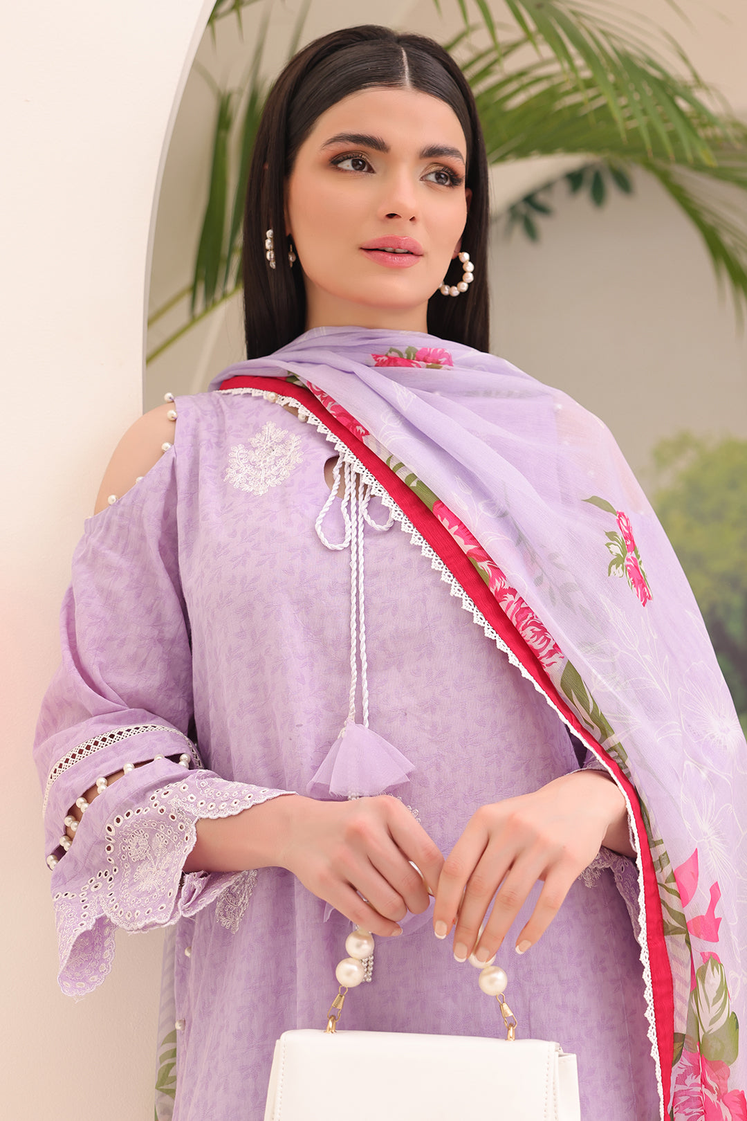 Zellbury | Unstitched 3 Piece Jacquard | Embroidered Shirt Shalwar Dupatta - 1764 Default Title