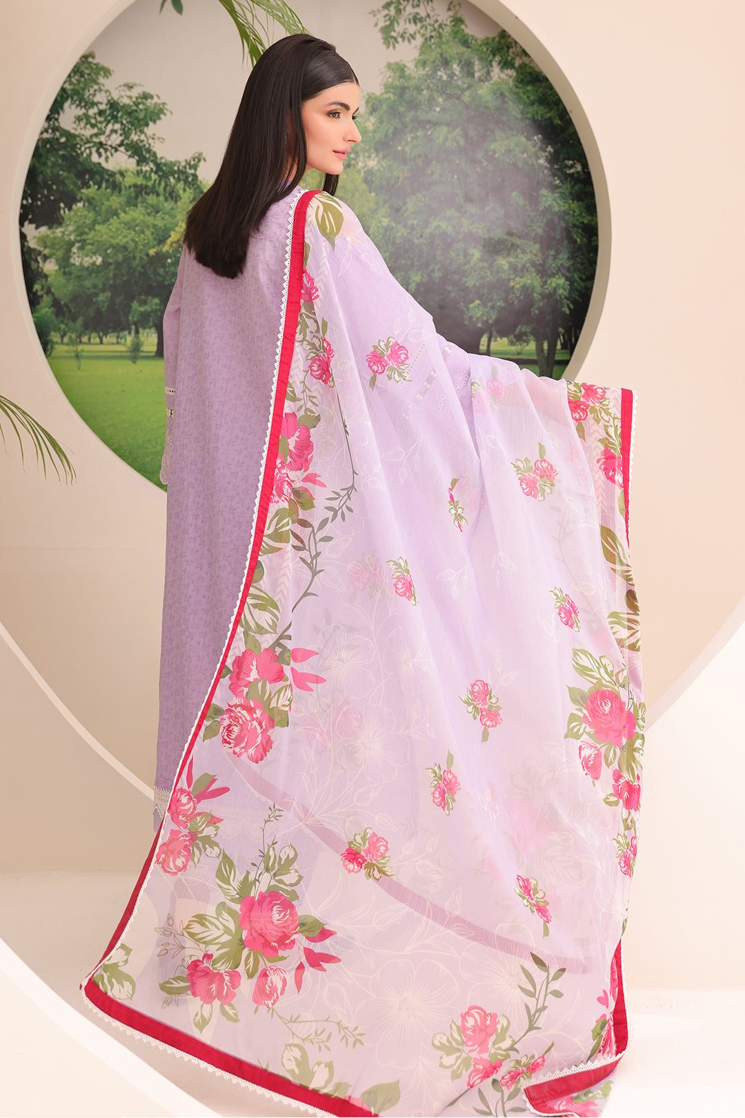 Zellbury | Unstitched 3 Piece Jacquard | Embroidered Shirt Shalwar Dupatta - 1764