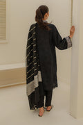 Zellbury | Unstitched 3 Piece Green | Embroidered Shirt Shalwar Dupatta - 1768