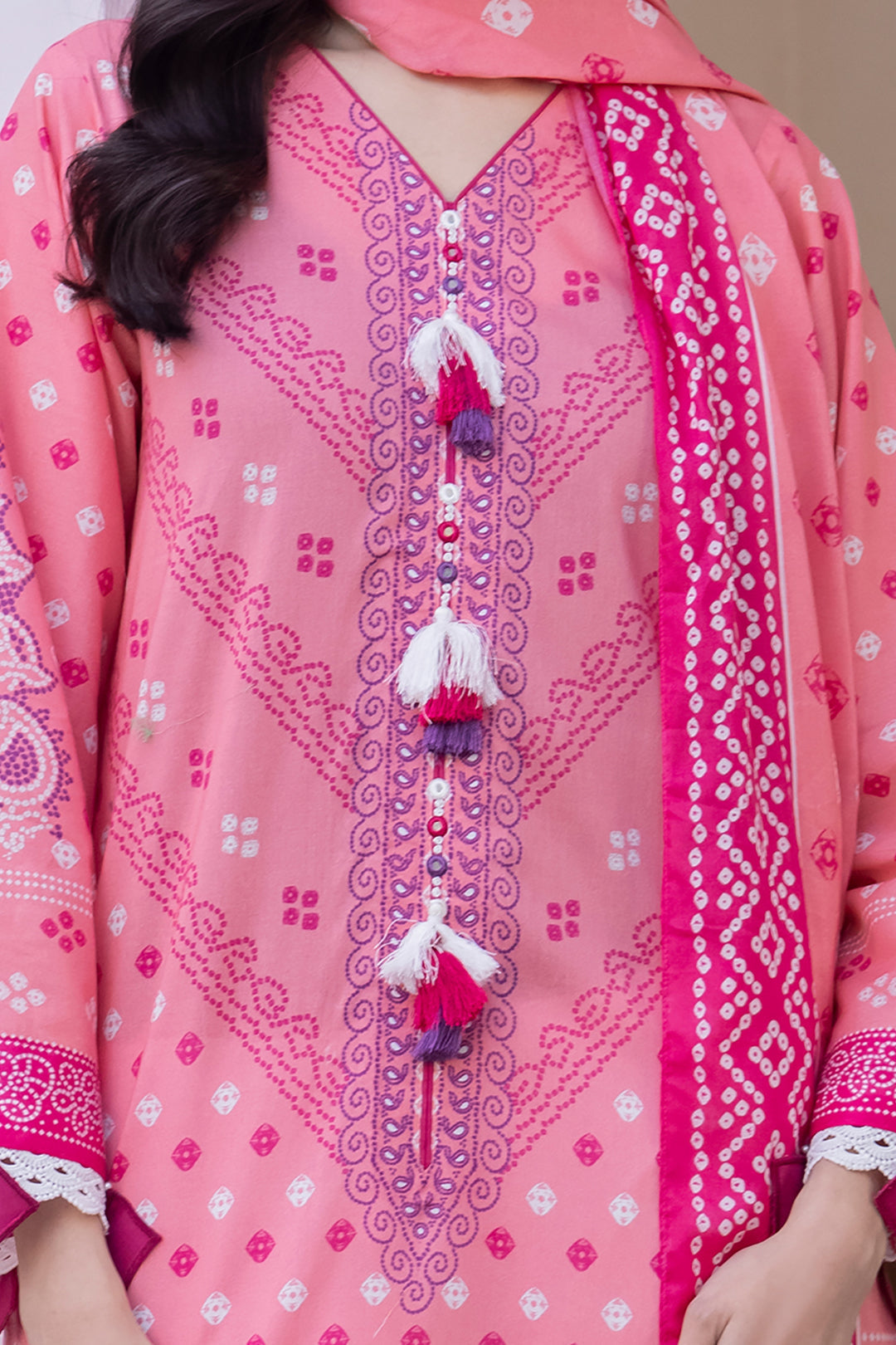 Zellbury | Unstitched 2 Piece Lawn | Shirt Dupatta - 1014