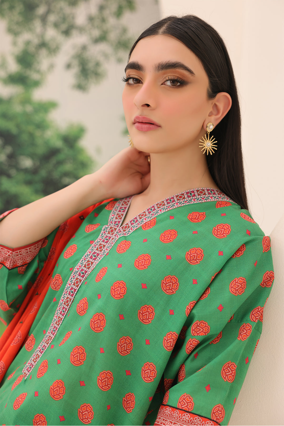 Zellbury | Unstitched 3 Piece Lawn | Shirt Shalwar Dupatta - 1221 Default Title