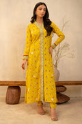 Zellbury | Unstitched 2 Piece Lawn | Embroidered Shirt Shalwar - 0098