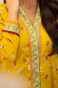 Zellbury | Unstitched 2 Piece Lawn | Embroidered Shirt Shalwar - 0098