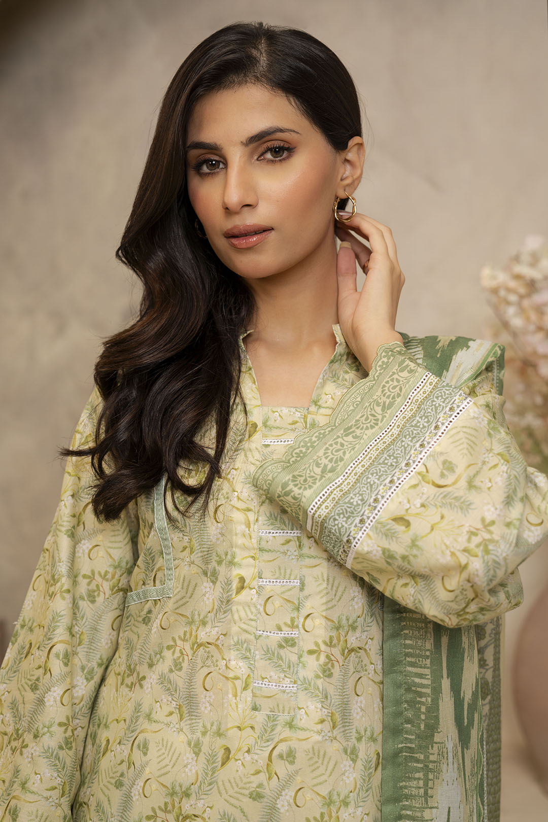 Zellbury | Unstitched 2 Piece Lawn | Shirt Dupatta - 0006 Default Title