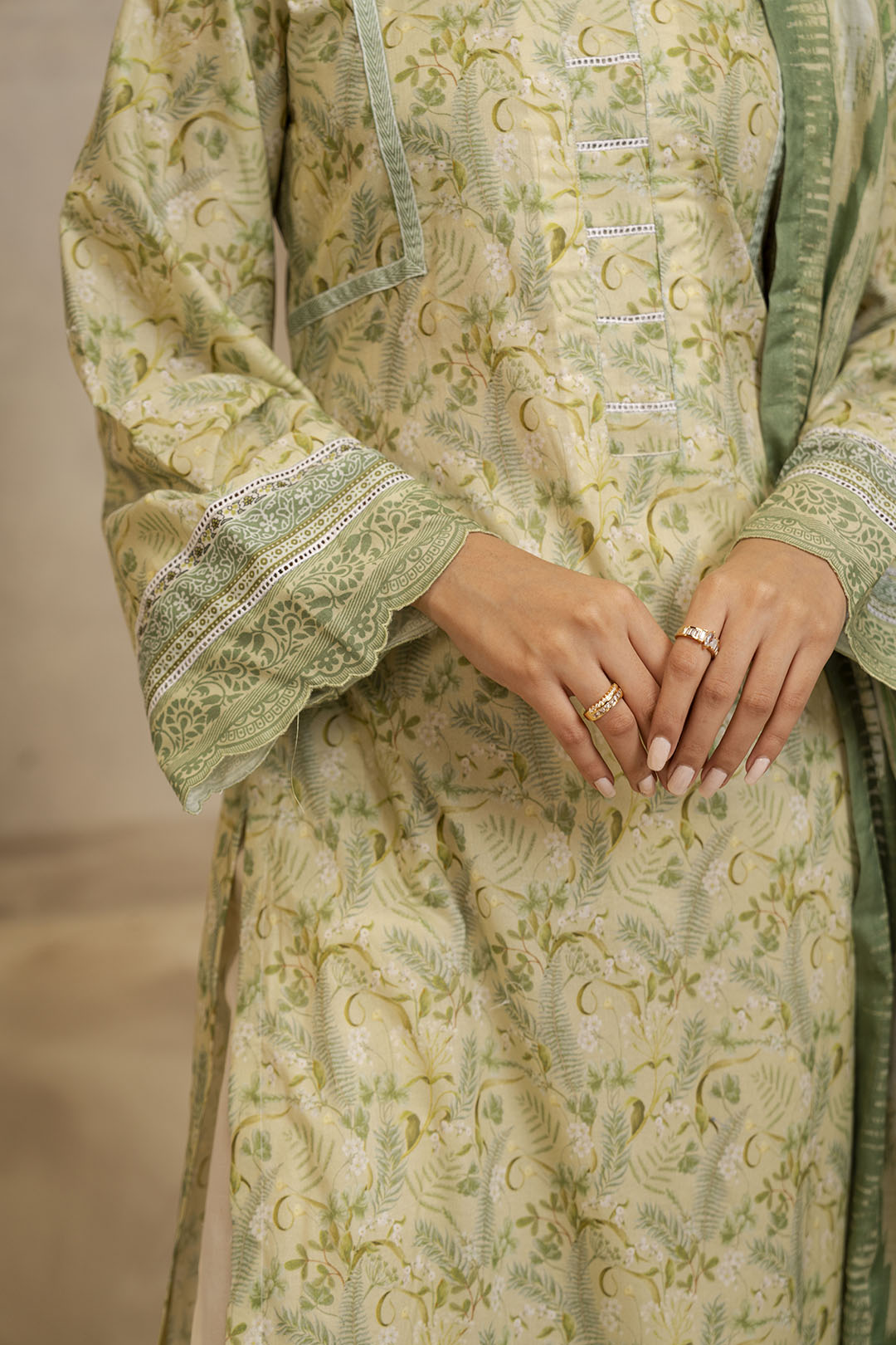 Zellbury | Unstitched 2 Piece Lawn | Shirt Dupatta - 0006