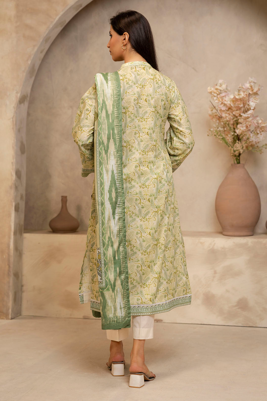 Zellbury | Unstitched 2 Piece Lawn | Shirt Dupatta - 0006