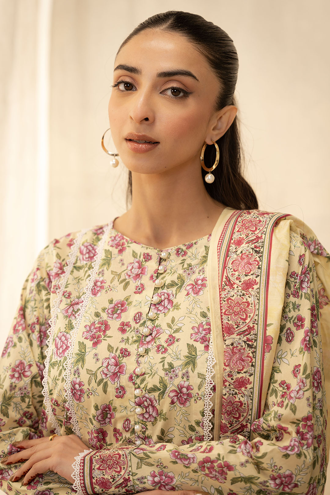 Zellbury | Unstitched 2 Piece Lawn | Shirt Dupatta - 0009 Default Title