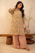 Zellbury | Unstitched 2 Piece Lawn | Shirt Shalwar - 0013