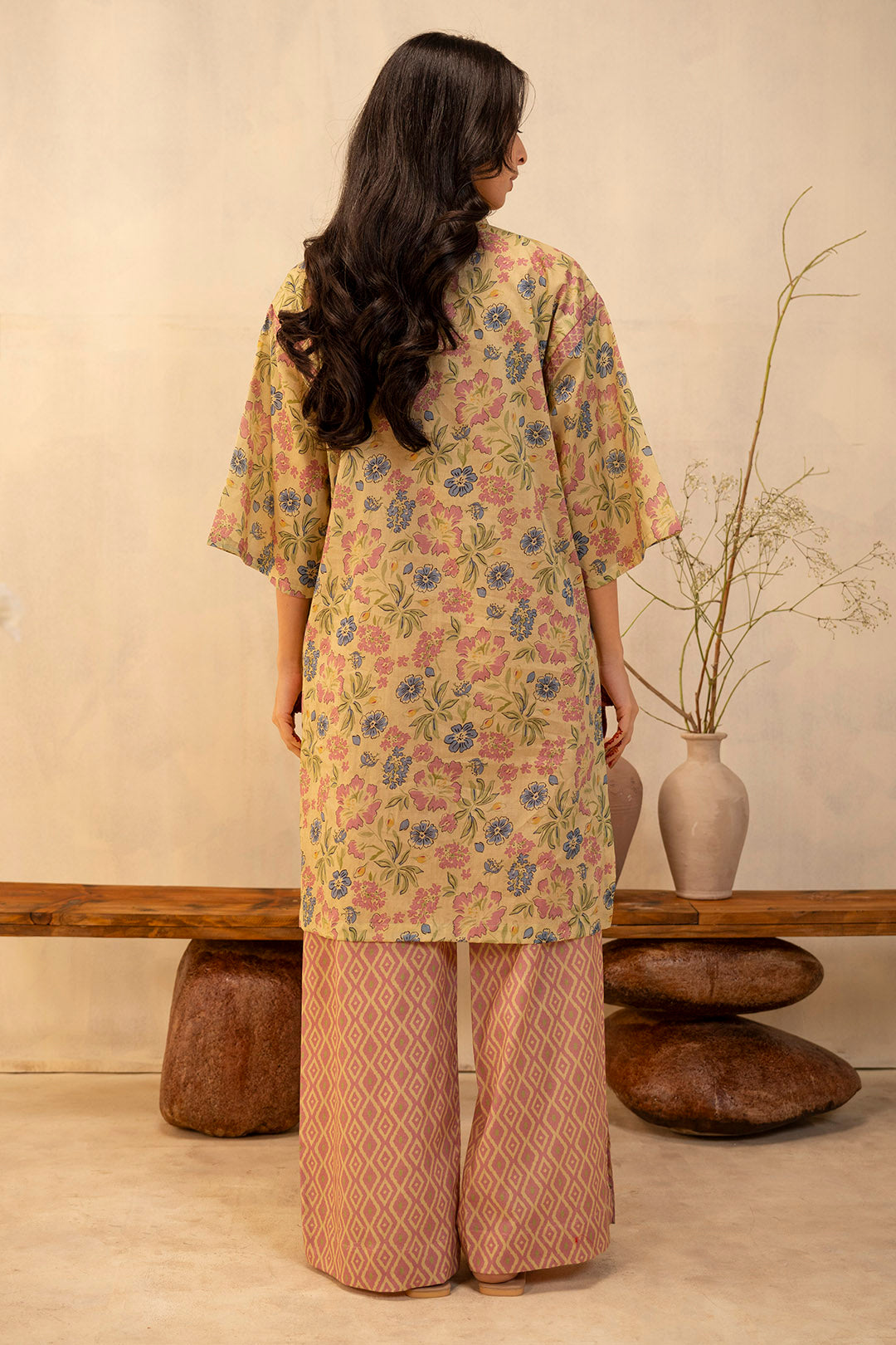 Zellbury | Unstitched 2 Piece Lawn | Shirt Shalwar - 0013