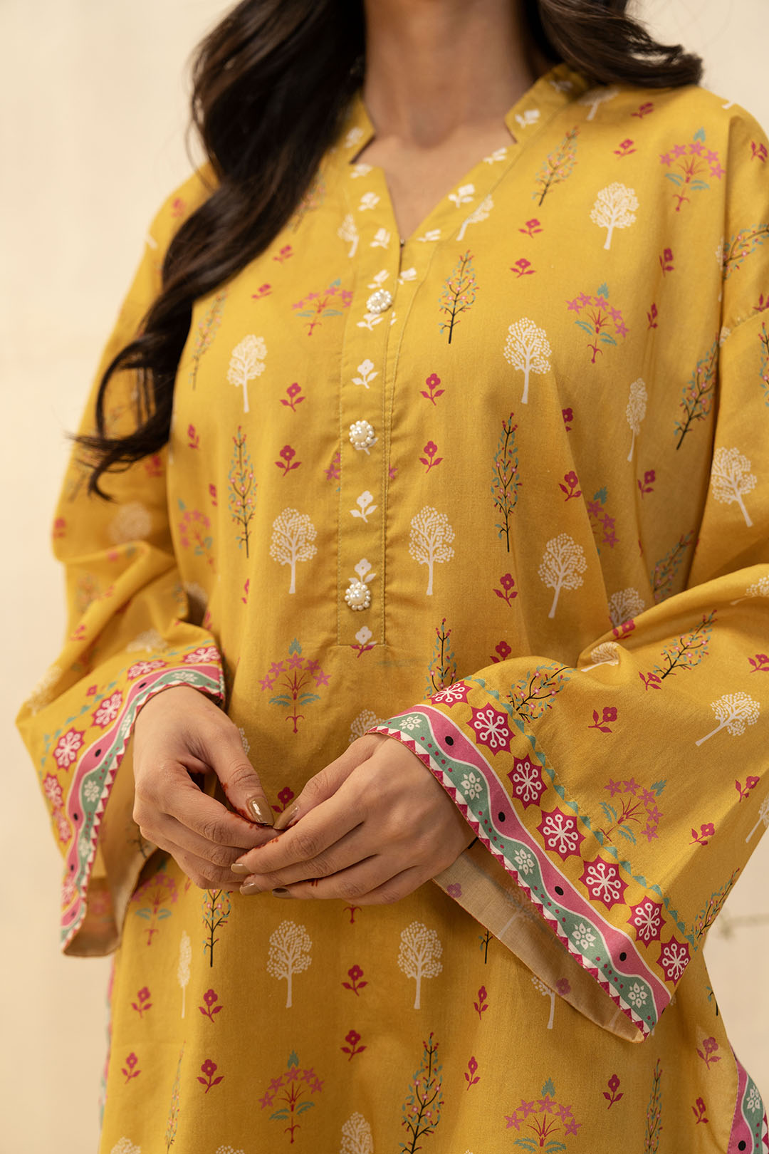 Zellbury | Unstitched 2 Piece Lawn | Shirt Shalwar - 0019
