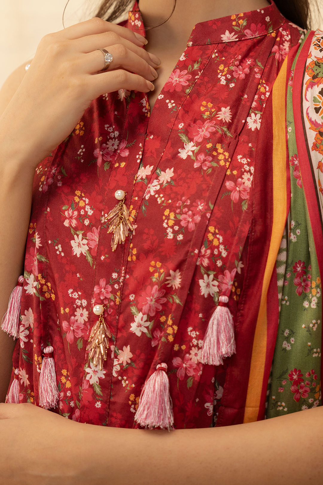 Zellbury | Unstitched 2 Piece Lawn | Shirt Dupatta - 0087