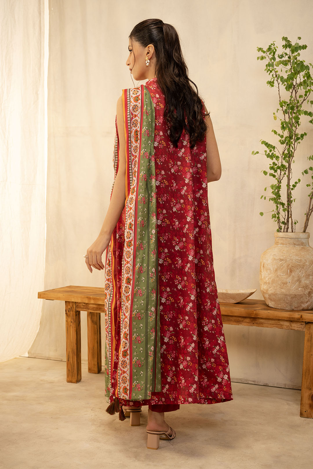 Zellbury | Unstitched 2 Piece Lawn | Shirt Dupatta - 0087