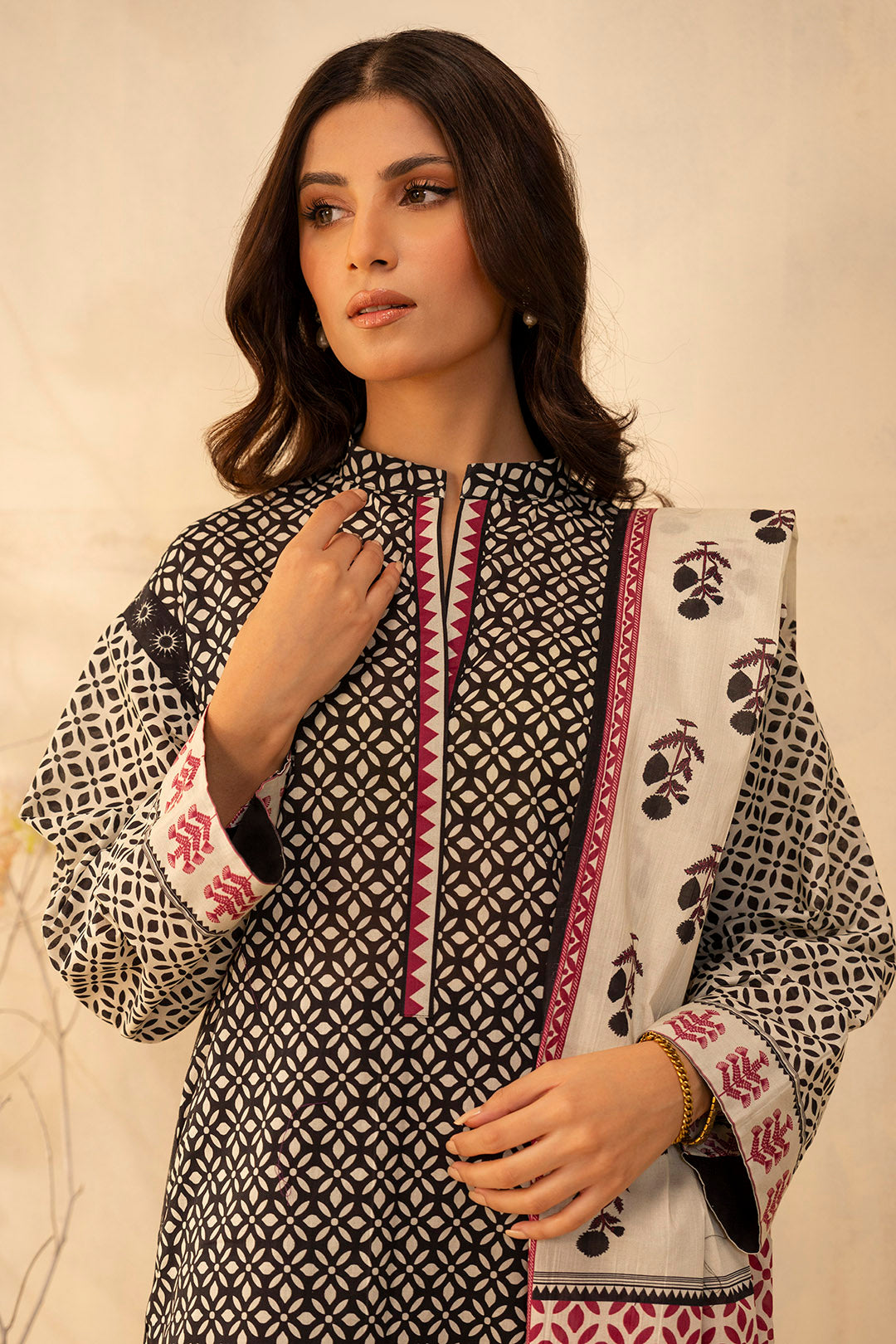 Zellbury | Unstitched 2 Piece Lawn | Shirt Dupatta - 0090 Default Title
