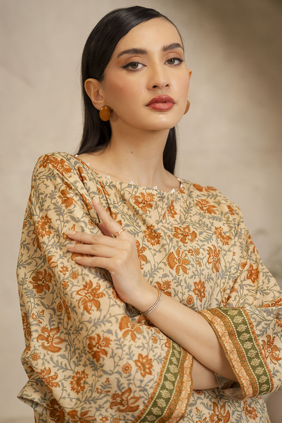 Zellbury | Unstitched 2 Piece Lawn | Shirt Shalwar - 0097 Default Title