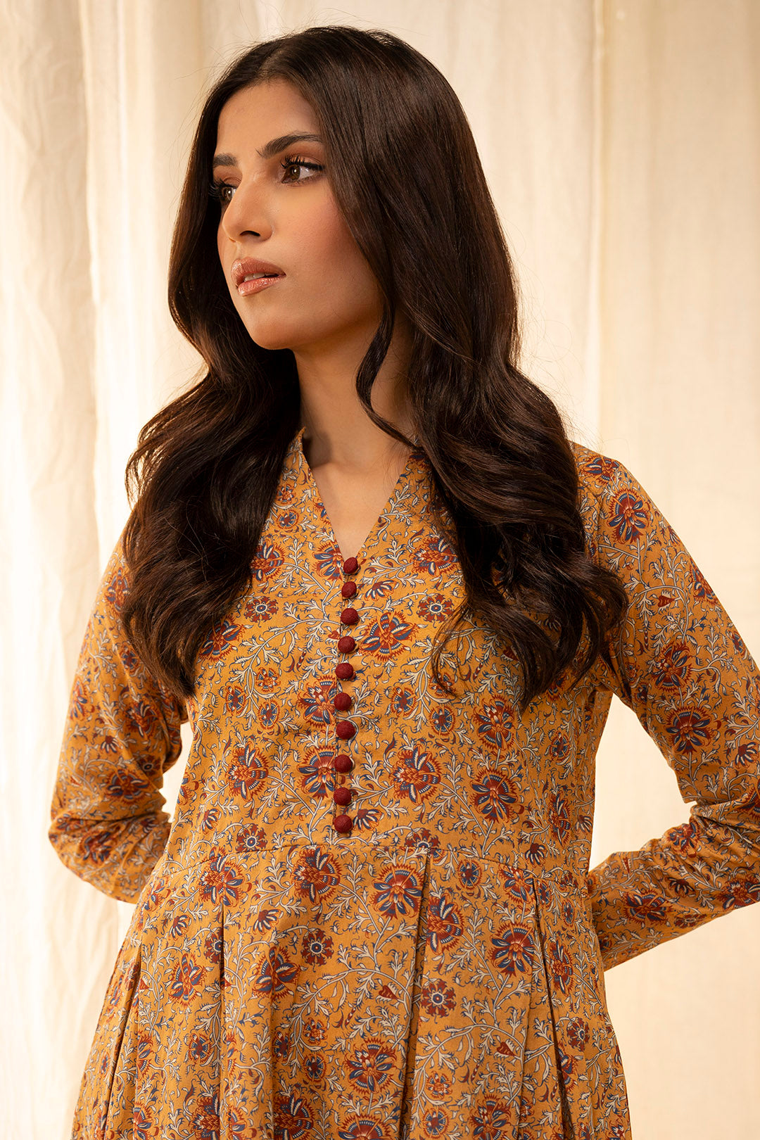 Zellbury | Unstitched 2 Piece Lawn | Shirt Shalwar - 0101 Default Title
