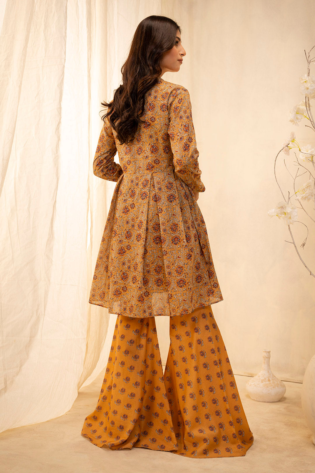 Zellbury | Unstitched 2 Piece Lawn | Shirt Shalwar - 0101