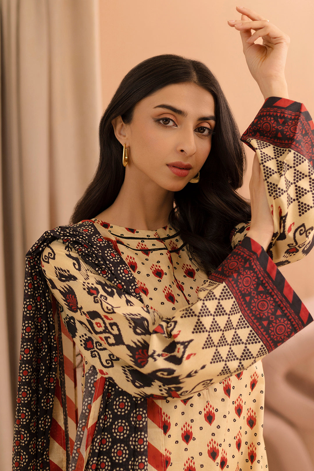 Zellbury | Unstitched 2 Piece Lawn | Shirt Dupatta - 0160
