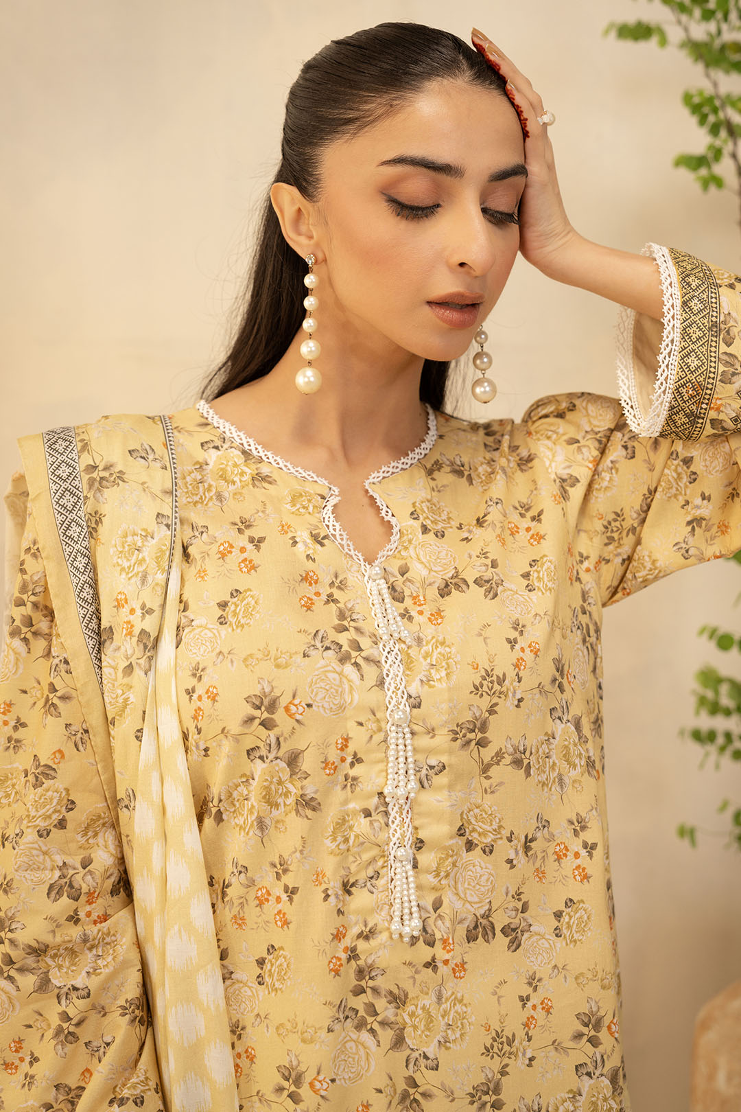 Zellbury | Unstitched 2 Piece Lawn | Shirt Dupatta - 0225 Default Title