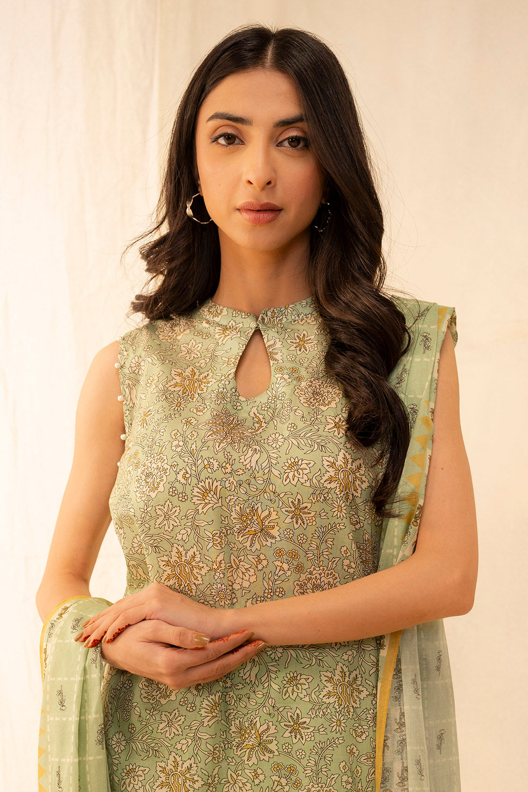 Zellbury | Unstitched 3 Piece Lawn | Shirt Shalwar Dupatta - 0027 Default Title