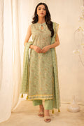 Zellbury | Unstitched 3 Piece Lawn | Shirt Shalwar Dupatta - 0027